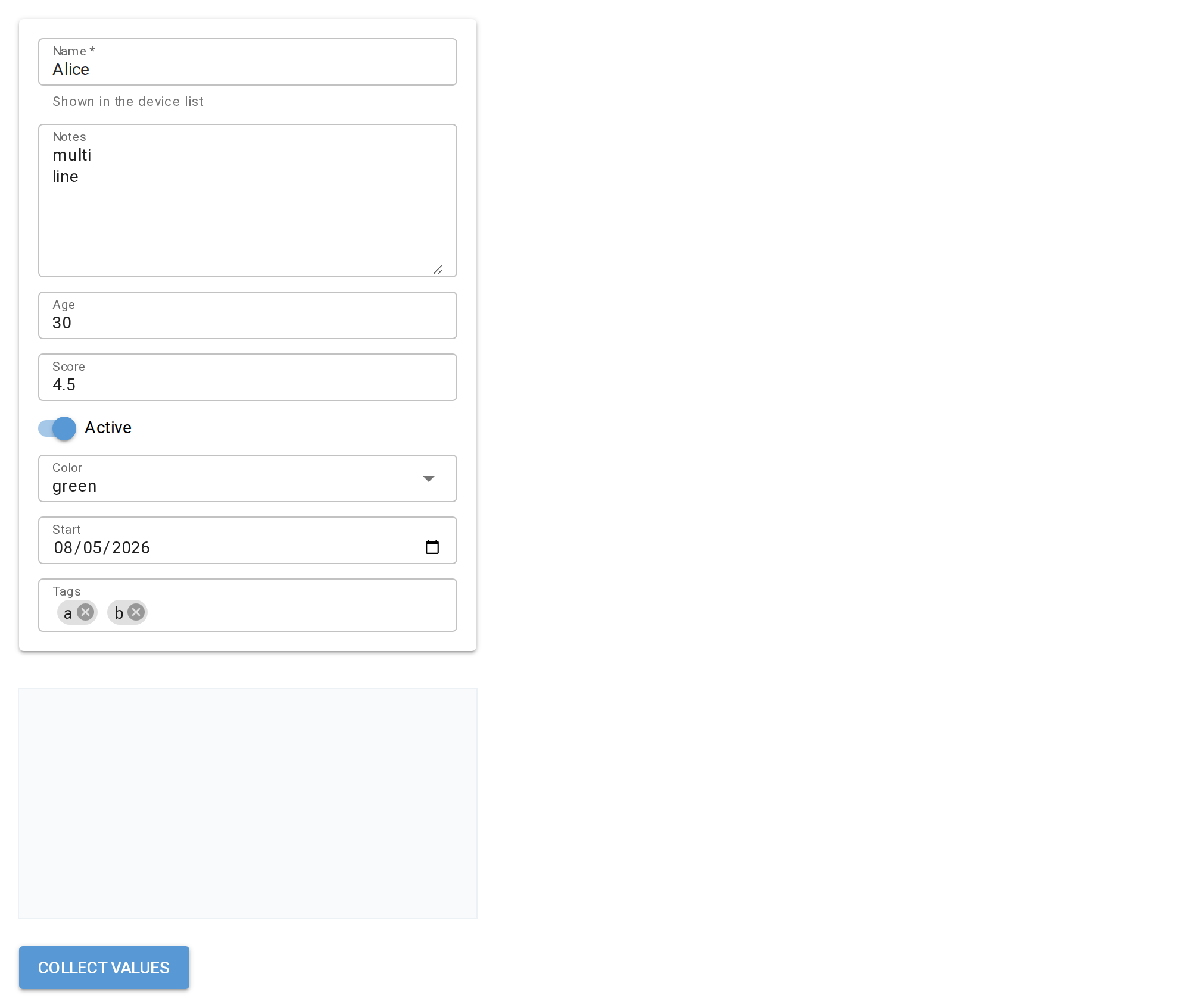 render_field — a form without a model